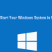 How to start Windows 10 in Safe Mode while booting
